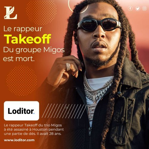 Le rappeur Takeoff du groupe Migos est mort!