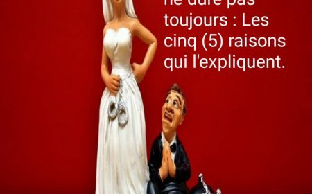 Le Mariage des célébrités ne dure pas toujours : les cinq (5) raisons qui l’expliquent.